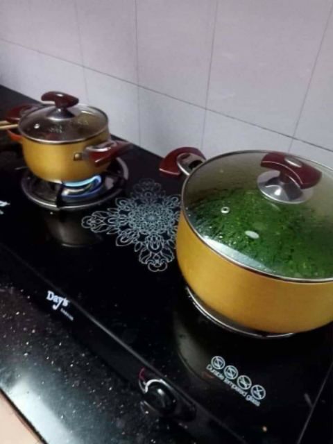 BỘ NỒI SUNHAUSE MÀU VÀNG 3CÁI