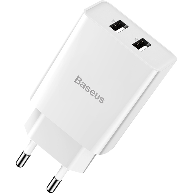 Củ Sạc Baseus 5V 2.1A Cổng USB Phù Hợp Mang Đi Du Lịch Cho Samsung Xiaomi iPhone | BigBuy360 - bigbuy360.vn