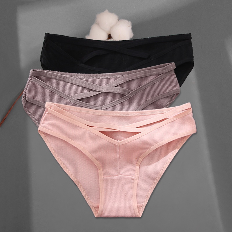 3 Quần lót FINETOO vải cotton quyến rũ cho nữ (có bán lẻ)