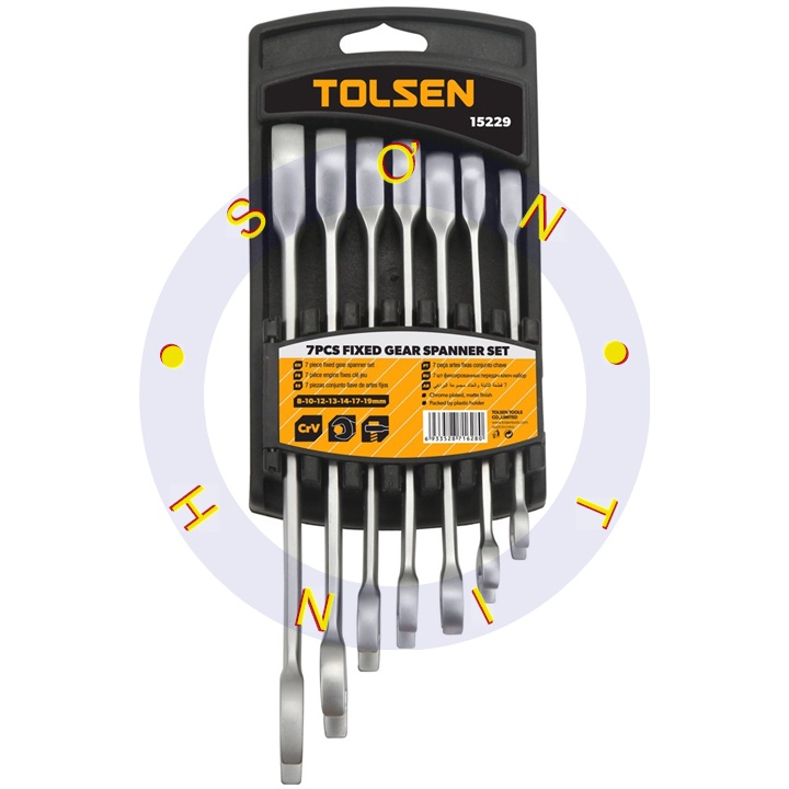 Cờ Lê Miệng - Vòng Tự Động Bộ 7 Cây 8-19mm Tolsen 15229