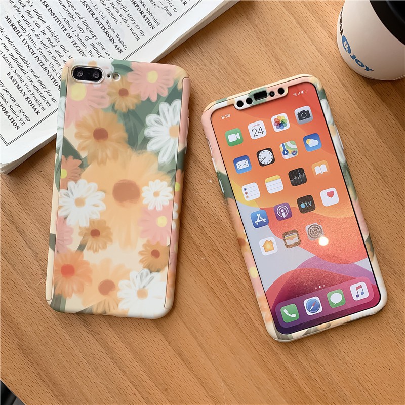 Ốp Điện Thoại 360 Cho Iphone Se 6 5 5s 7 8 Plus Xs Max Xr X 11 Pro Max