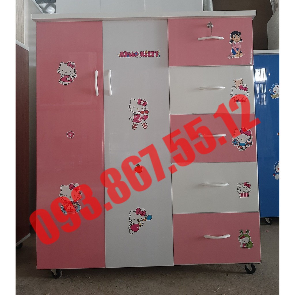 TỦ ĐỰNG QUẦN ÁO HELLO KITTY