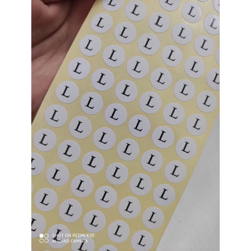500 TEM DÁN DECAL CHỮ + SỐ - HÀNG CÓ SẴN
