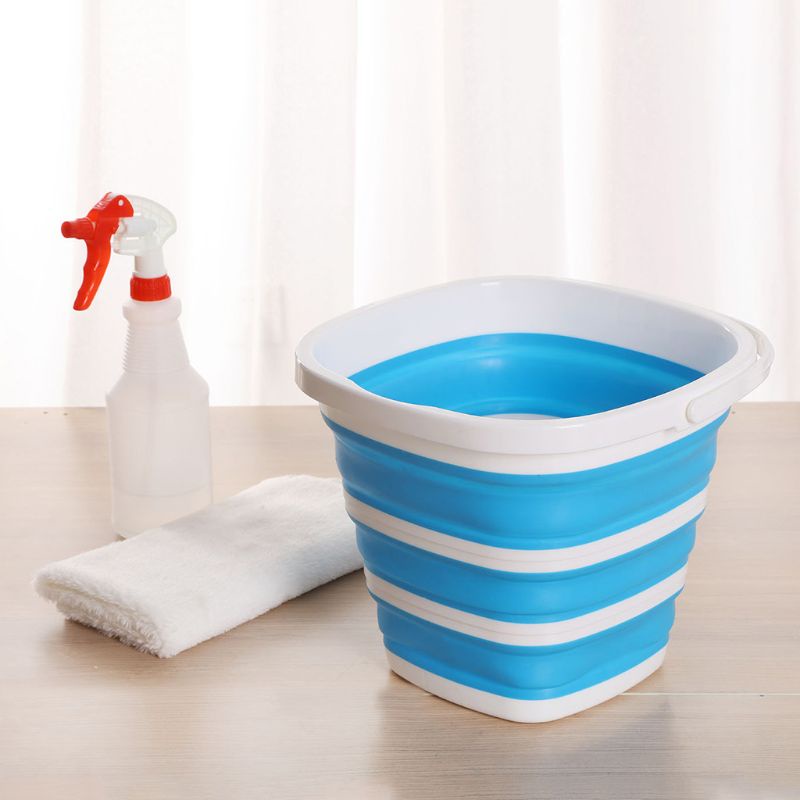 Xô Vuông 3 / 5 / 10 Có Thể Gấp Gọn Dùng Đựng Cá / Rửa Xe