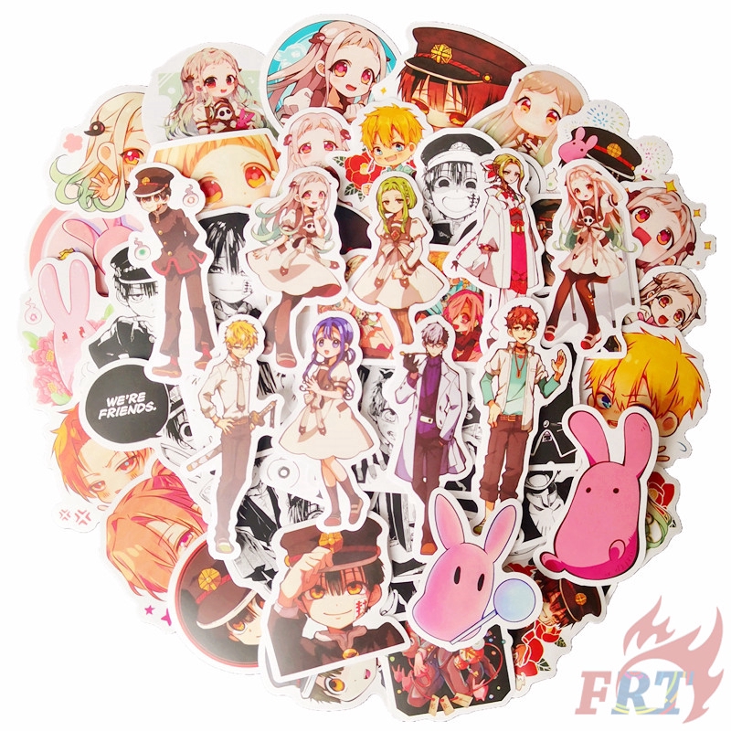 ❉ Toilet-bound Hanako-kun - Series 02 Anime Nene Yashiro MinamotoKou Stickers ❉ 50Pcs/Set DIY Fashion Doodle Decals Stickers