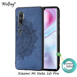 Ốp điện thoại phối vải họa tiết đẹp mắt dành cho Xiaomi Mi CC9 Pro / Xiaomi Mi Note 10 / Xiaomi Mi Note 10 Pro