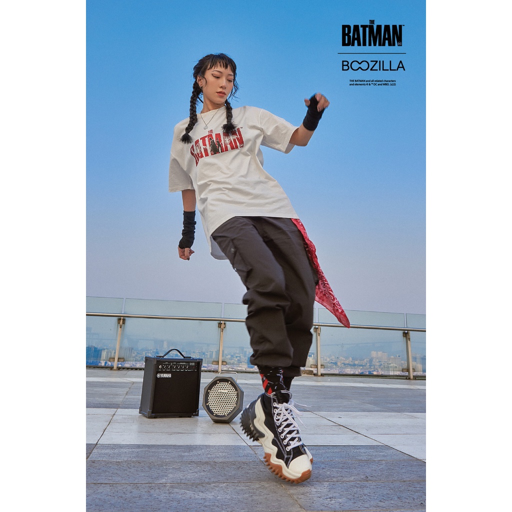 Áo Thun BOO Unisex Dáng Regular Cotton Cao Cấp In Graphic Logo The Batman BZL