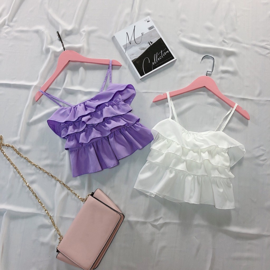 Áo voan 4 tầng màu trơn fom dưới 48kg MAUT110720