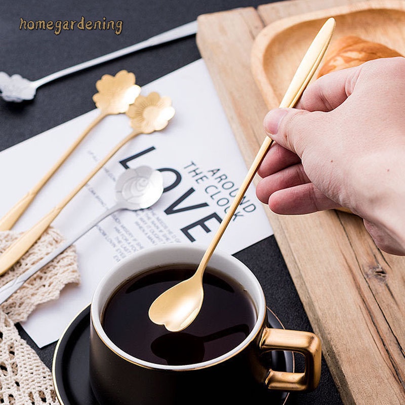 Thìa cà phê bằng thép không gỉ hình trái tim