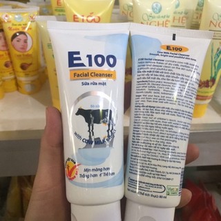Sữa rửa mặt E100 tinh chất sữa bò 80ml