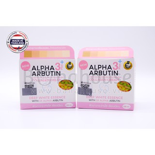 Kem Kích Trắng Da Alpha Arbutin Collagen Cream 3+ Plus Deep White Essence - Mới 2018