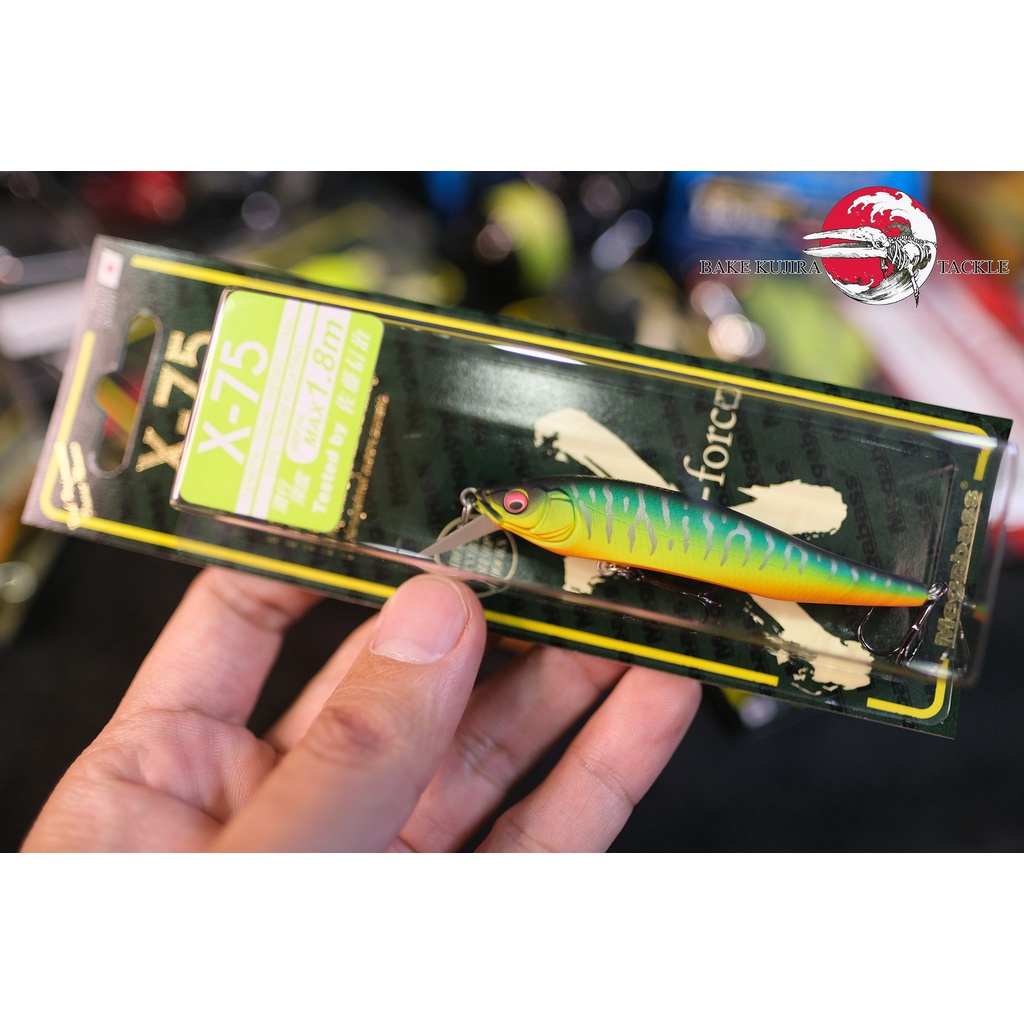 MỒI GIẢ CÂU CÁ CHÍNH HÃNG Megabass X-NANAHAN X-75 Length: 75mm Weight: 7g Type: Slow Floating Range: 1.8m