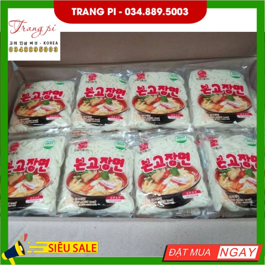 Sỉ 1 thùng mỳ tươi udon Hàn Quốc 30 gói