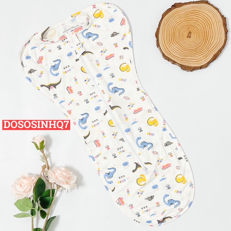 Nhộng chũn cho bé vải sợi tre THT co giãn mềm mịn thoáng mát cho bé