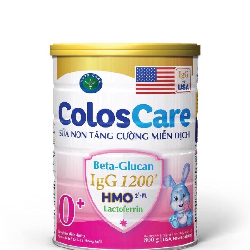 Sữa COLOS CARE 0+ lon 800gr