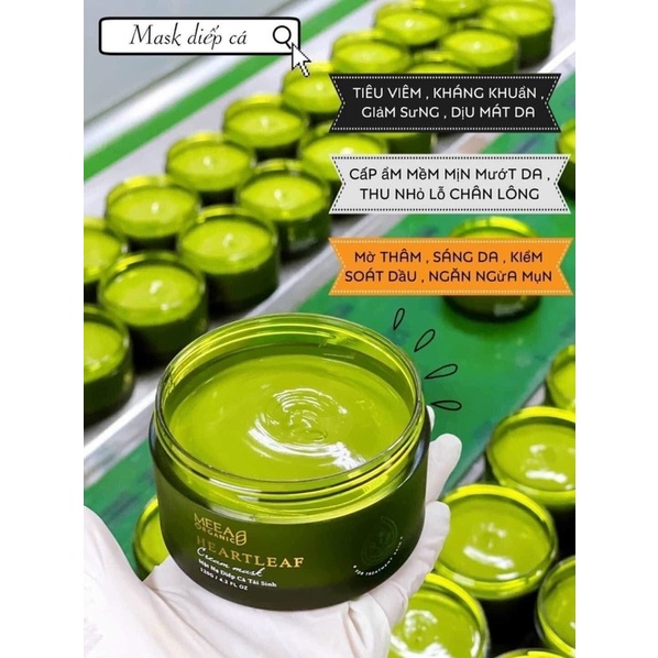 Mặt Nạ Diếp Cá Tái Sinh Ngừa Mụn MEEA ORGANIC