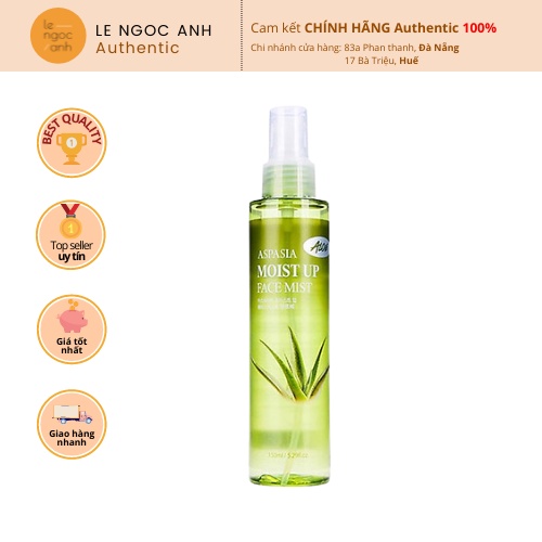 Xịt Khoáng Nha Đam ASPASIA Moist Up Face Mist