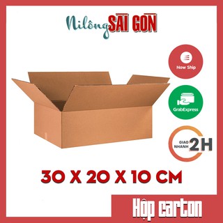 [GIÁ SỈ] Combo 20 hộp carton size 30x20x10 cm để đóng gói hàng