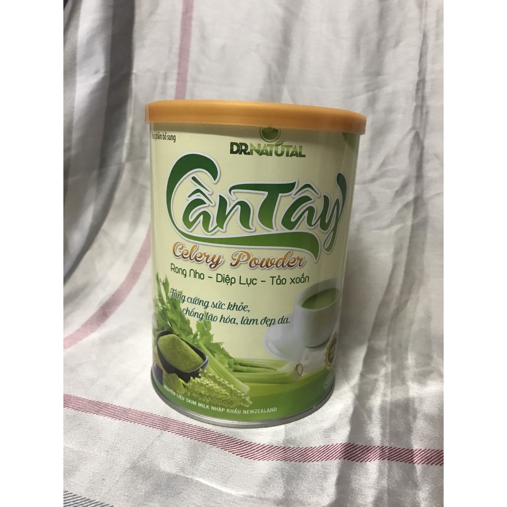Sữa Bột Cần Tây Rong Nho, Diệp Lục, Tảo Xoắn Organic Nguyên Chất 100%. Bột cần tây Organic