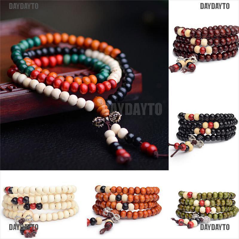 Chuỗi 108 Hạt Đeo Tay 8mm Màu Sắc Cầu Nguyện