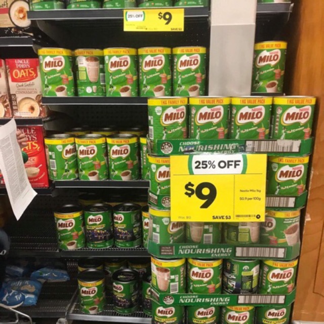 Sữa Nestle Milo Úc