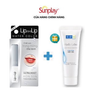 Son màu LIP ON LIP WATER COLOR PEACH ORANGE (CAM ĐÀO) 2.2 g + rửa mặt Hada Labo Advanced Nourish 20g