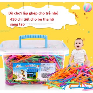 Đồ chơi ghép hình sáng tạo 430 chi tiết cho bé