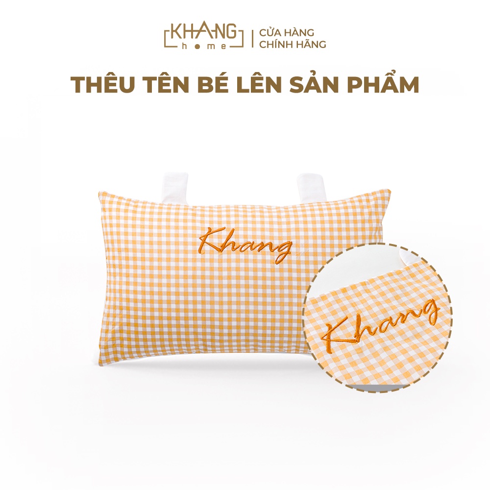 Thêu Tên Bé Lên Sản Phẩm Khang Home