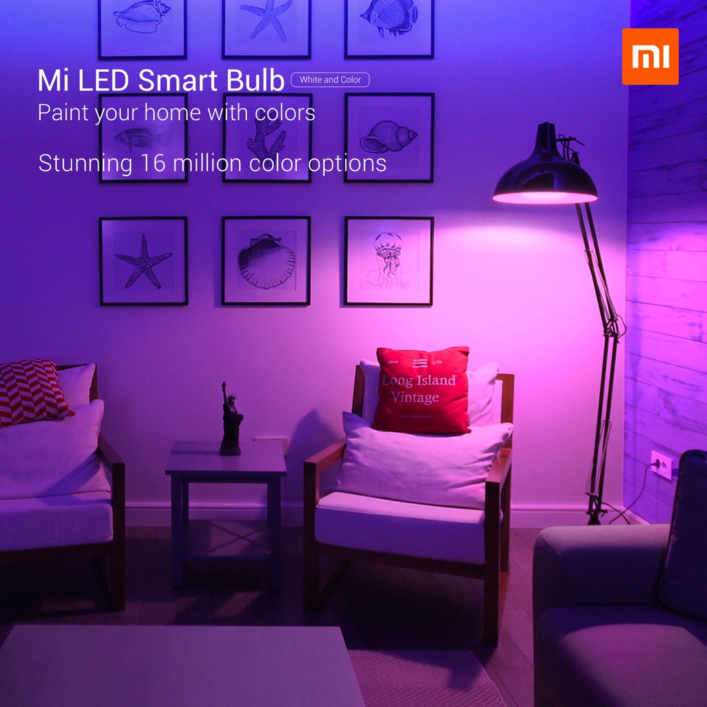 Bóng đèn thông minh Xiaomi Bulb Essential 16 TRIỆU MÀU -Bóng đèn LED thông minh Xiaomi MJDPL01YL