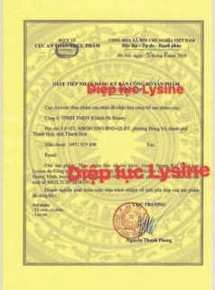 [sale date 2/2025] Diệp lục lysine.