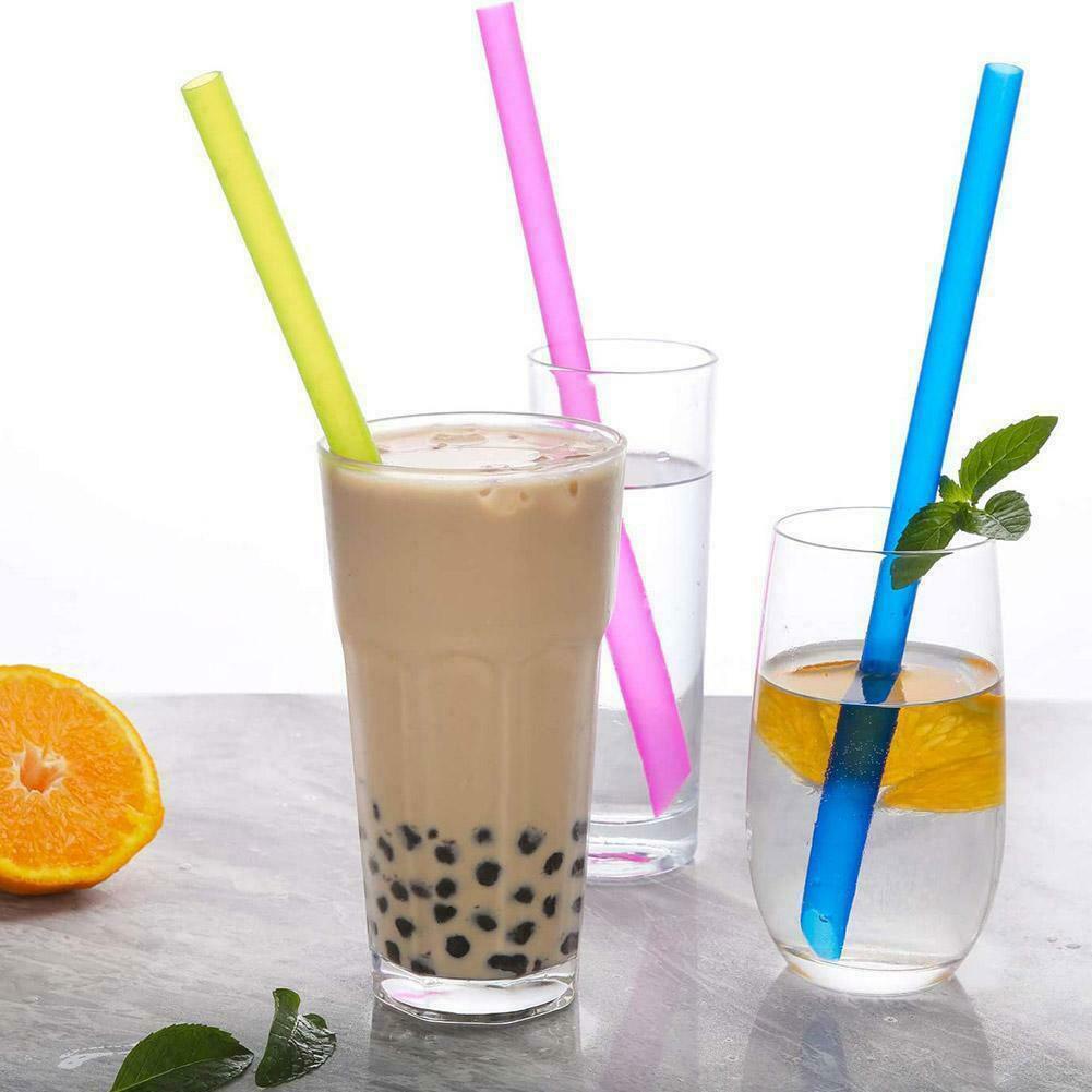 Set 100 Ống Hút Dùng Một Lần Nhiều Màu Sắc 1.1cm