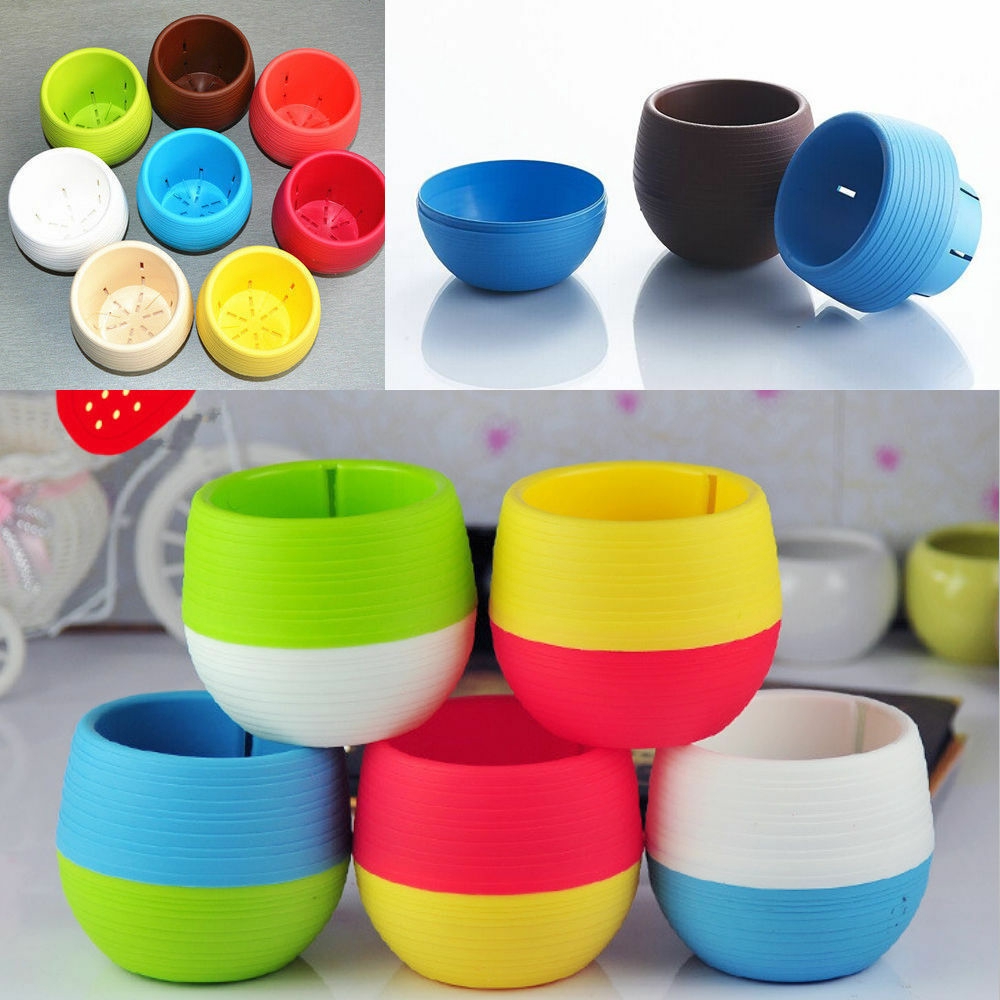 Chậu hoa nhựa mini dễ thương