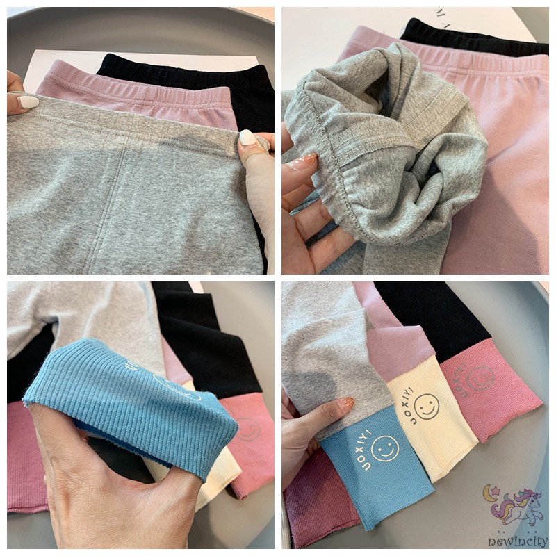 Quần Legging Co Giãn Thời Trang Mùa Thu Hàn Quốc Cho Bé Gái