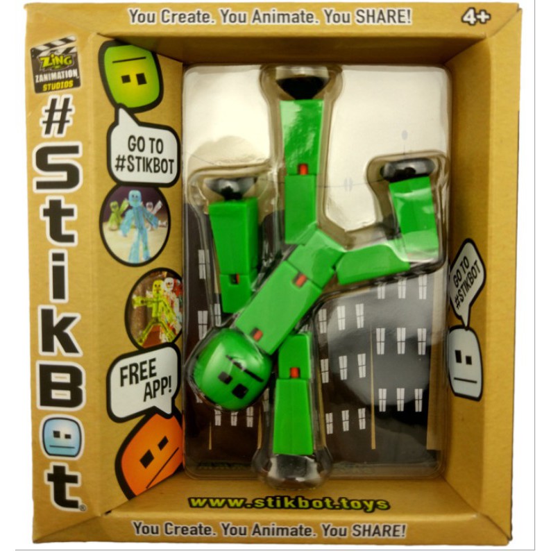 Đồ Chơi Rô Bốt Hình Nhân Vật Stikbot