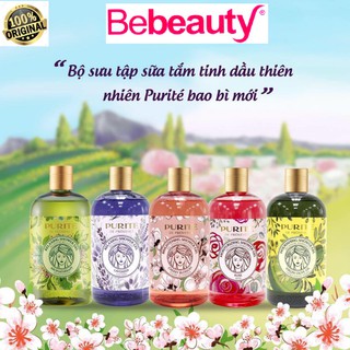 COMBO - Sữa Tắm Hương Hoa Cỏ Thiên Nhiên Mềm Mịn, Dưỡng Ẩm Purité By Provence (500ml, 850ml)