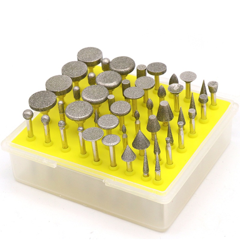 Set 50 Đầu Mài 1 / 8-inch Mạ Kim Cương Chất Lượng Cao