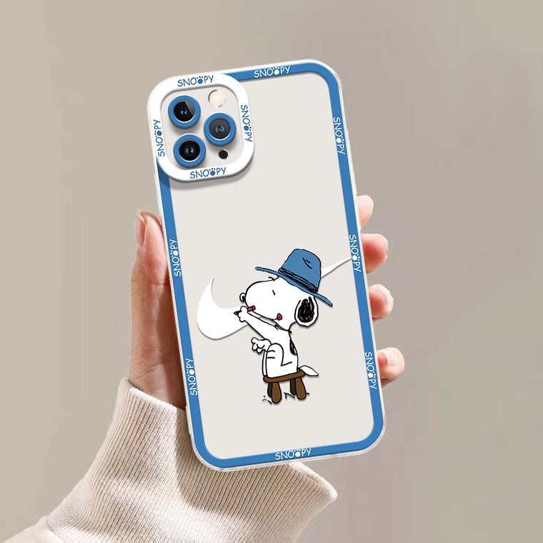 Ốp Điện Thoại TPU Silicon Mềm Trong Suốt Chống Sốc Hình Chú Cún Dễ Thương Cho IPhone 14 Pro Max 11 13 XS XR X 8 7 6S 14 Plus 12