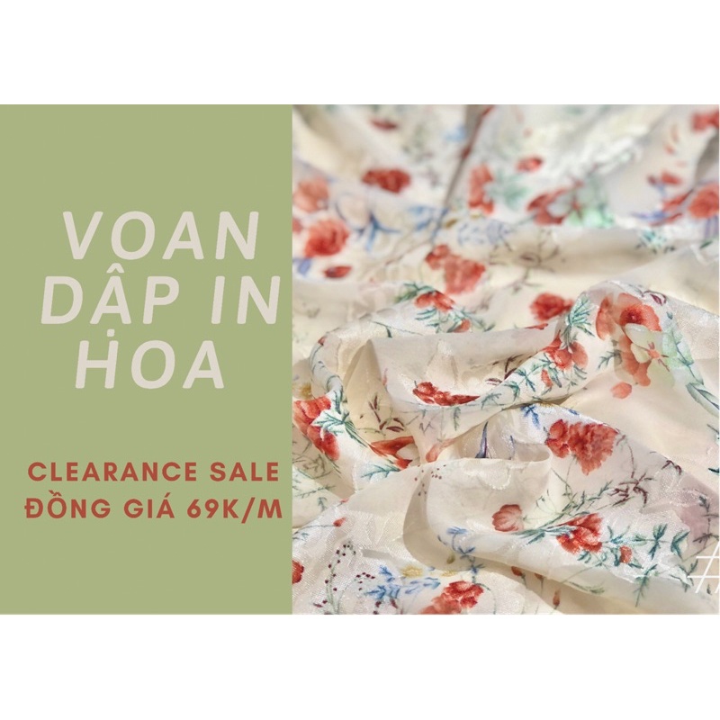 Voan Dập Hoa Nhỏ