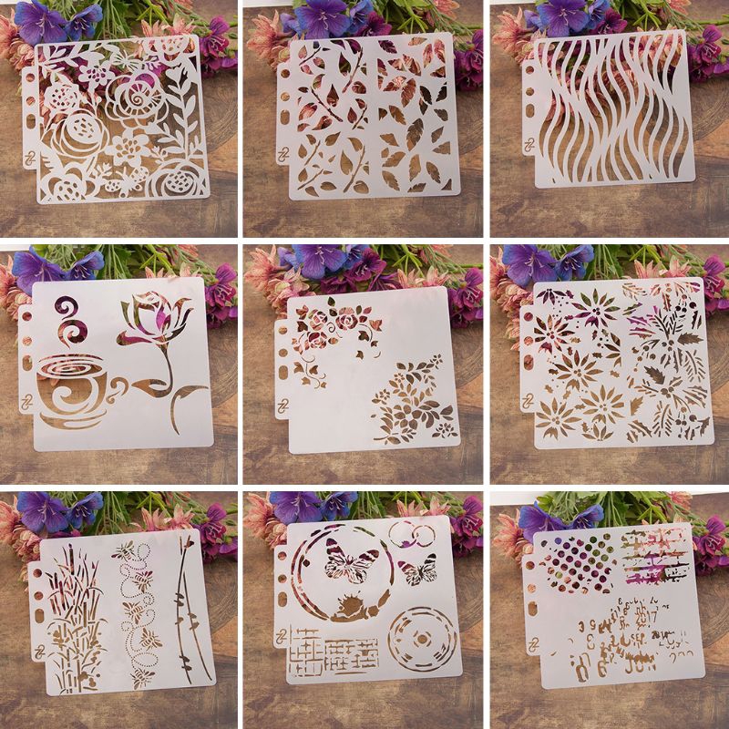 DIY Template Deer Painting Scrapbooking Craft Card DIY