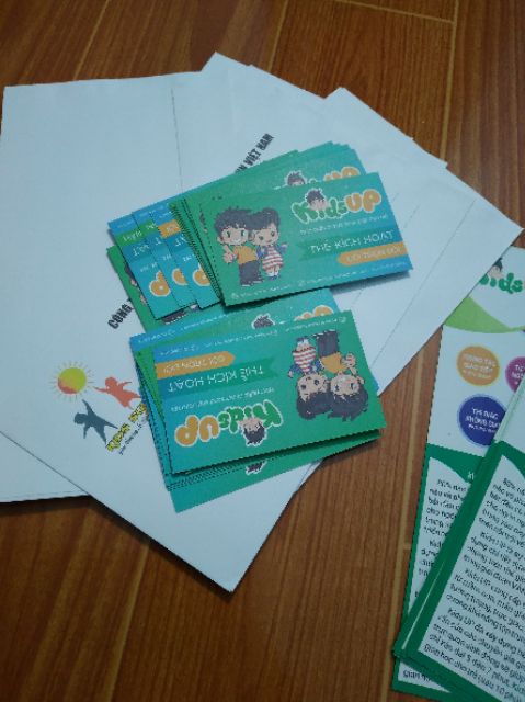 THẺ HỌC KIDS UP CHO BÉ