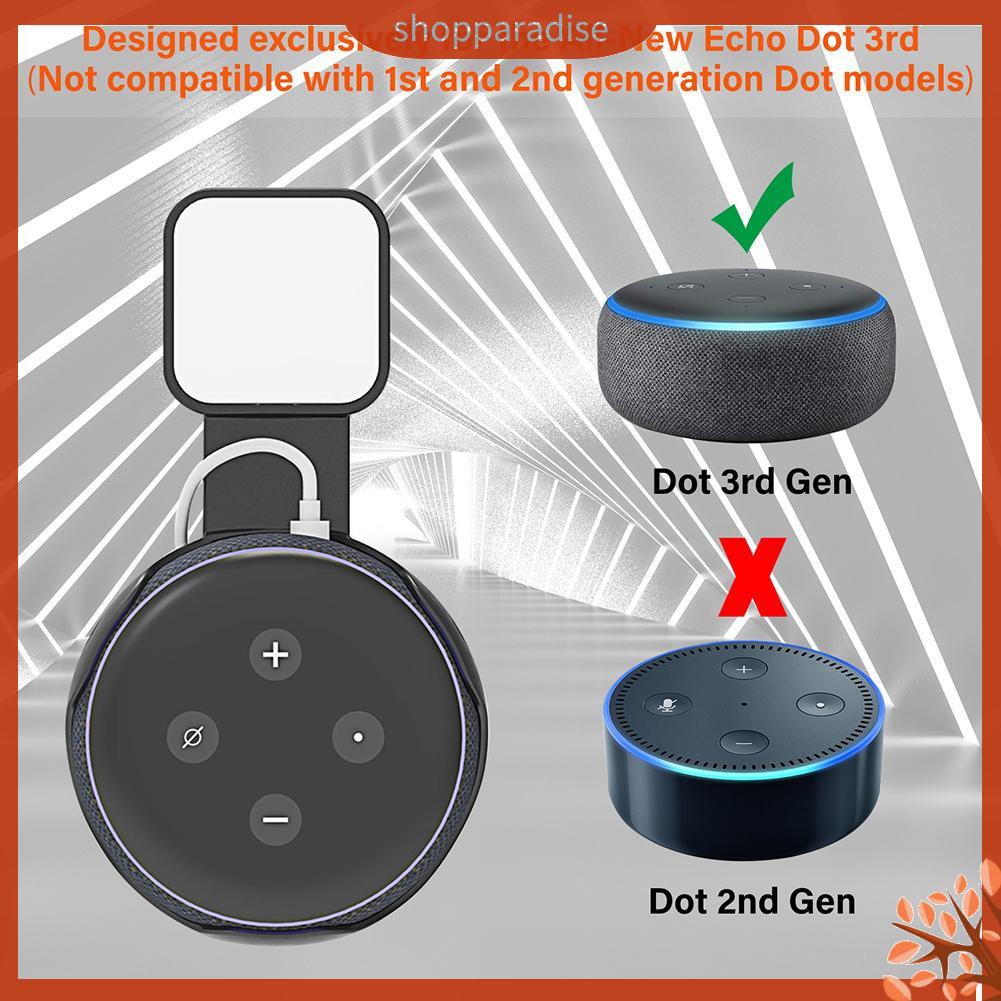 Giá Treo Tường 3 Ngăn Tiết Kiệm Không Gian Cho Echo Dot