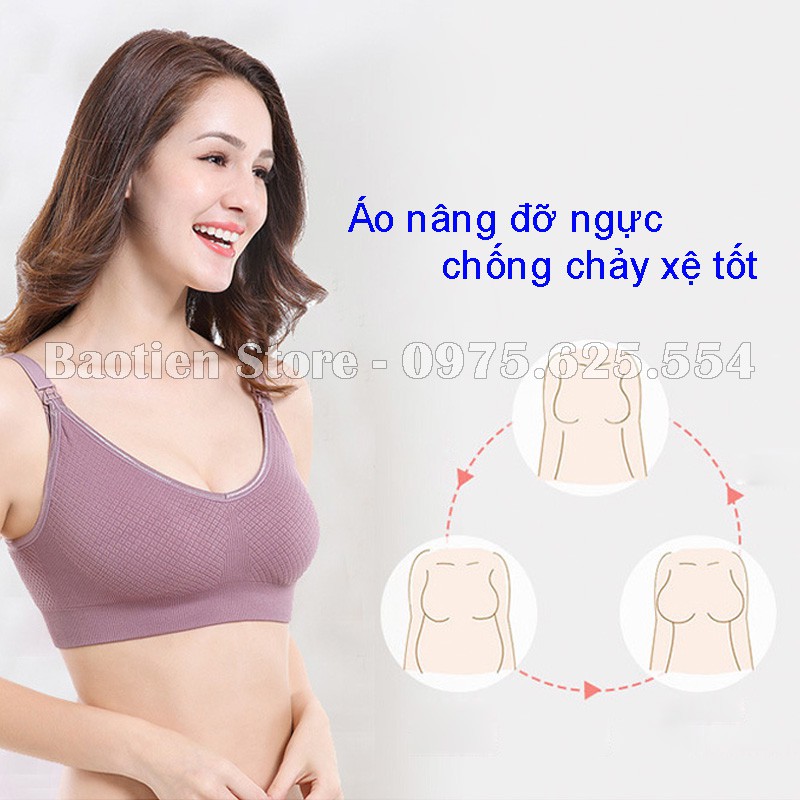 Áo Lót Bầu| Áo Ngực Cho Con Bú| FormTo| Không Gọng| Đệm Mỏng| Nâng Ngực Chống Chảy Xệ AN51