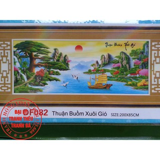 Tranh đính đá thuận buồm xuôi gió DF082