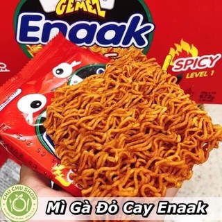 Hộp mì cay Enaak đỏ 24 gói mỗi gói 30g.