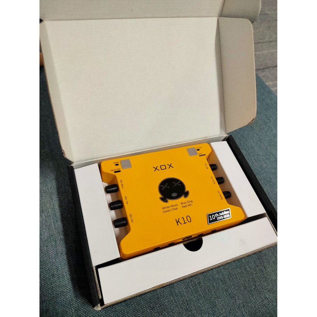 Sound card thu âm K10 bản đặc biệt kỷ niệm 10 năm