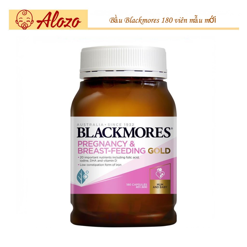 Vitamin tổng hợp Bà Bầu Blackmores Pregnancy And Breast-Feeding Gold - 180 Viên