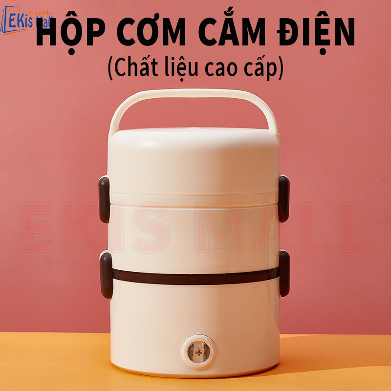 Hộp cơm cắm điện hâm nóng thức ăn Hộp cơm giữ nhiệt văn phòng chất liệu Cao Cấp
