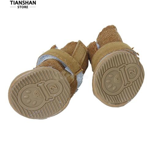 Set 2 đôi giày thiết kế chống trượt xinh xắn cho cún cưng