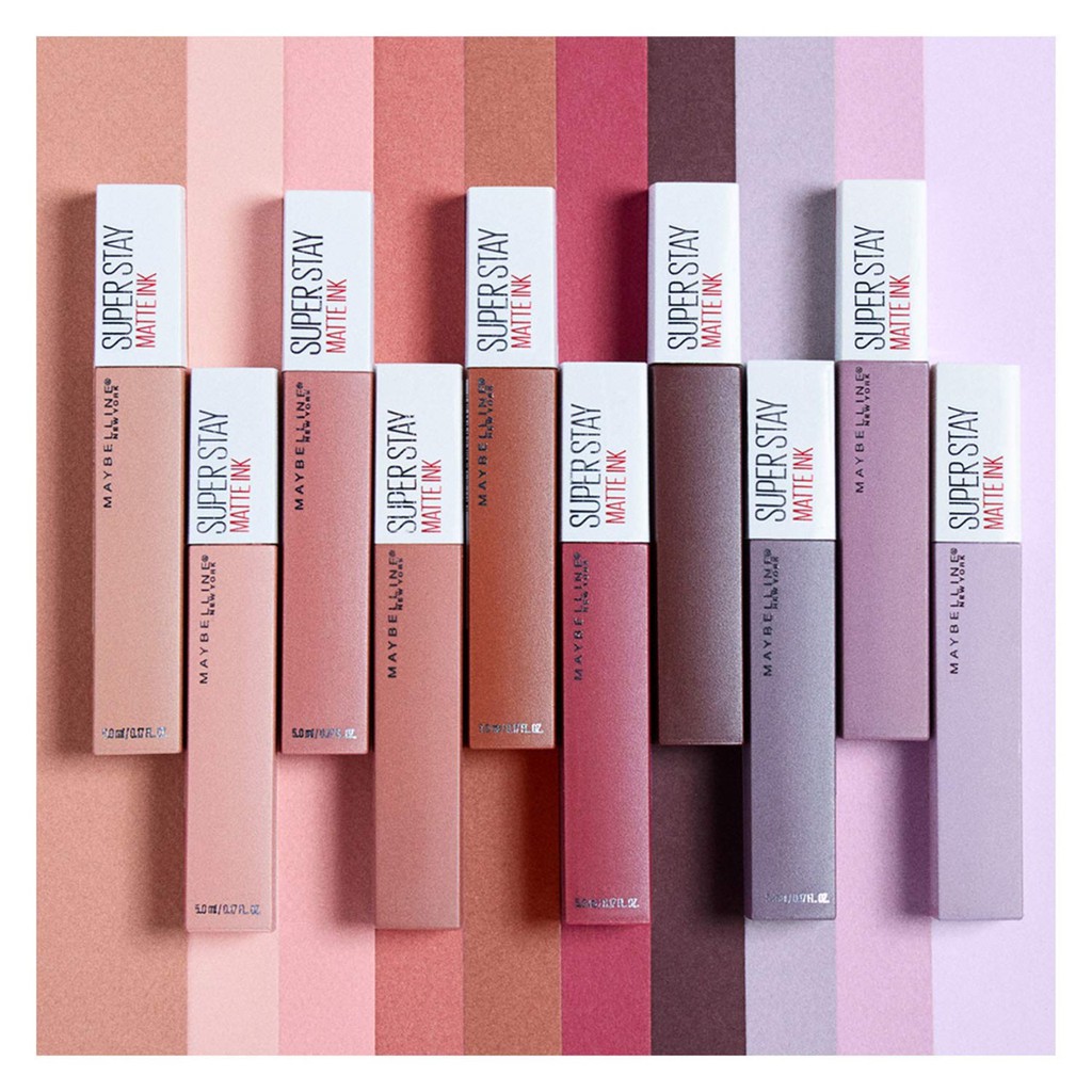 (hàng Mới Về) Son Lì Maybelline Chính Hãng Không Dễ Phai Màu