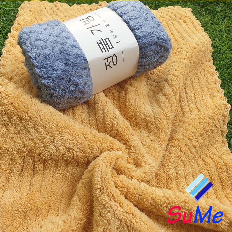 Khăn mặt cotton Hàn Quốc siêu thấm hút, 100% cotton siêu mềm